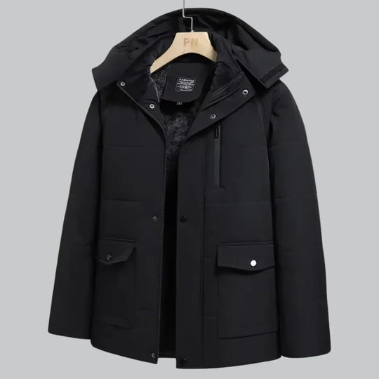 Heren Winterjas Waterdicht met Fleece Voering 3