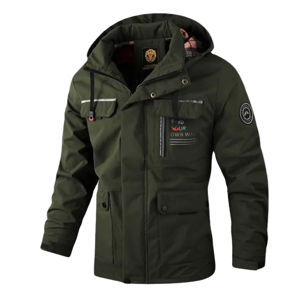 Heren Winterjas met Capuchon en Waterafstotende Afwerking 5