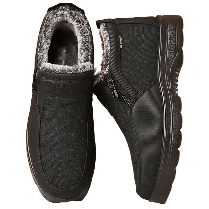Heren Winterschoenen Waterdicht met Bontvoering voor Koude Dagen 0