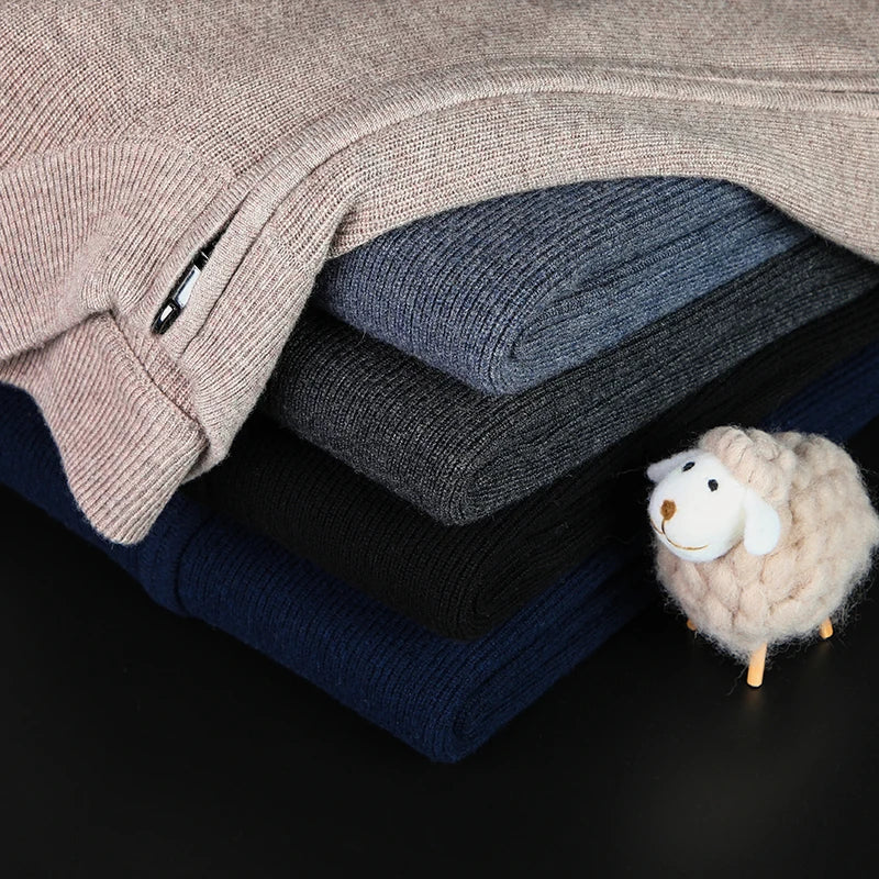 Heren Zip-Cardigan Met Stijlvolle Ståkrage 2