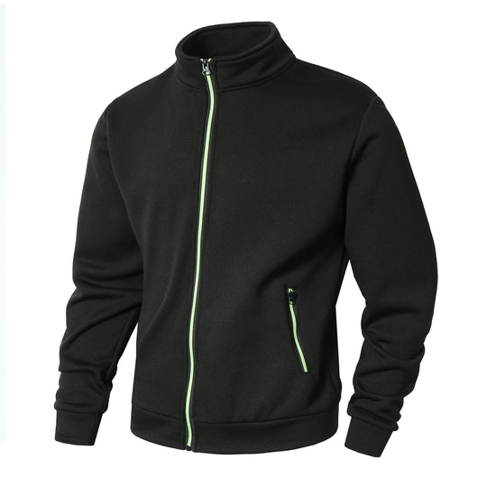 Heren Zip-Up Jacket Fleece Gevoerd 0