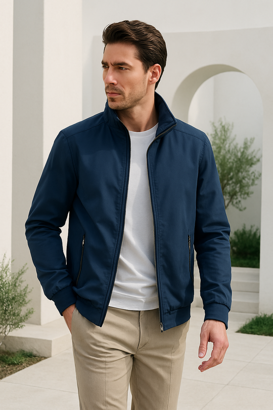 Heren Zomerjas Winddicht Modern Design 7