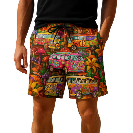 Heren Zwembroek Graffiti Ontwerp 1