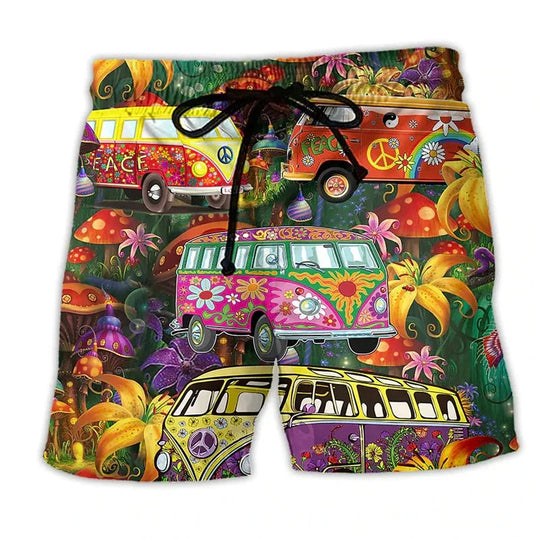 Heren Zwemshort Graffiti Print 0