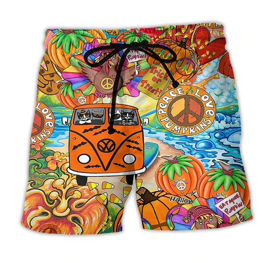 Heren Zwemshort Graffiti Print 7