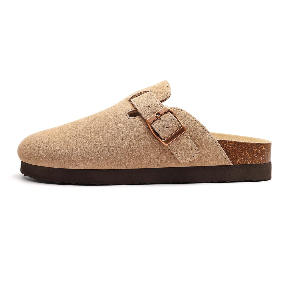 Heren en Dames Muilen met Kurken Inlegzool en Antislip Zolen 2