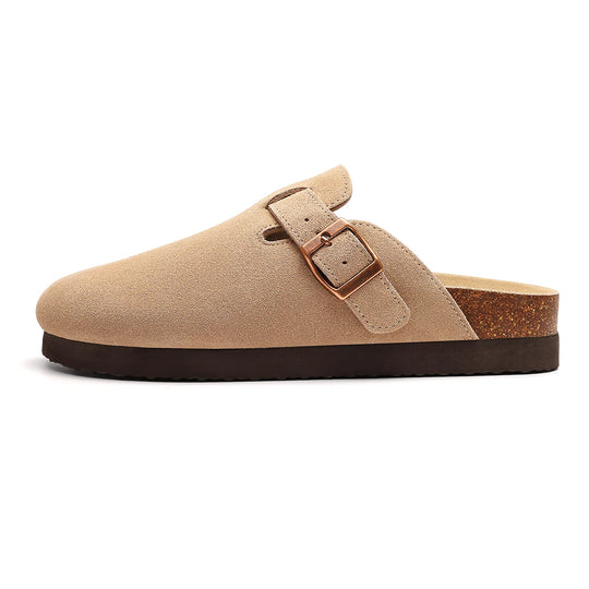 Heren en Dames Muilen met Kurken Inlegzool en Antislip Zolen 2