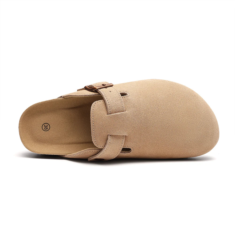 Heren en Dames Muilen met Kurken Inlegzool en Antislip Zolen 3