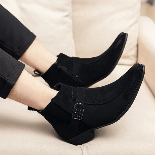 Herenlaarzen Retro Stijl 4