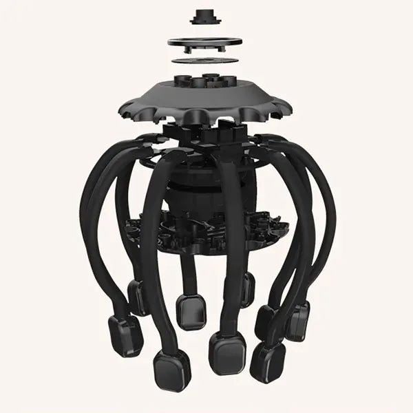 Hoofdmassageapparaat OctoRelax met Vibrerende Koppen 1