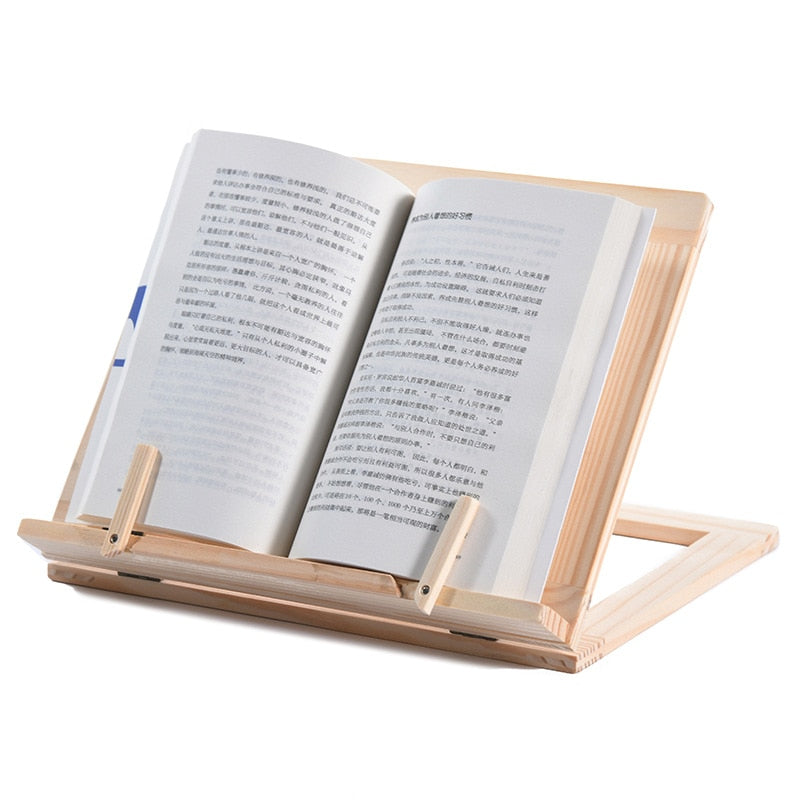 Houten Boekenhouder Multifunctioneel 5