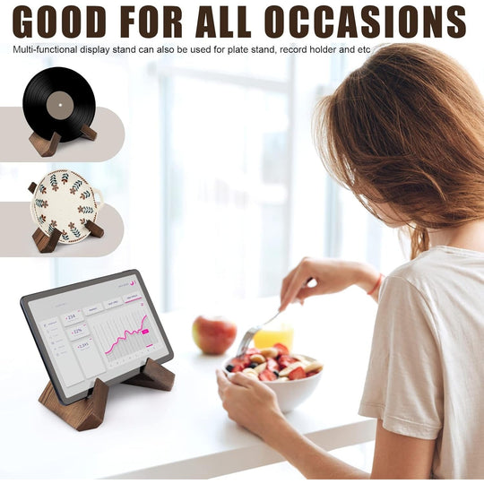 Houten Kookboekstandaard Rustiek 7