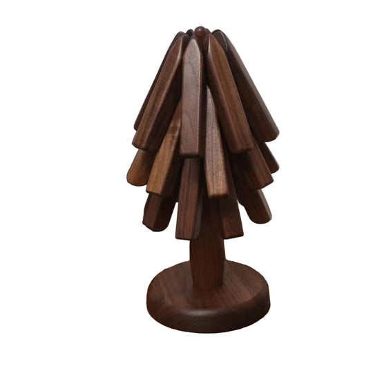 Houten Onderzetter Set voor Tafel en Aanrecht 0