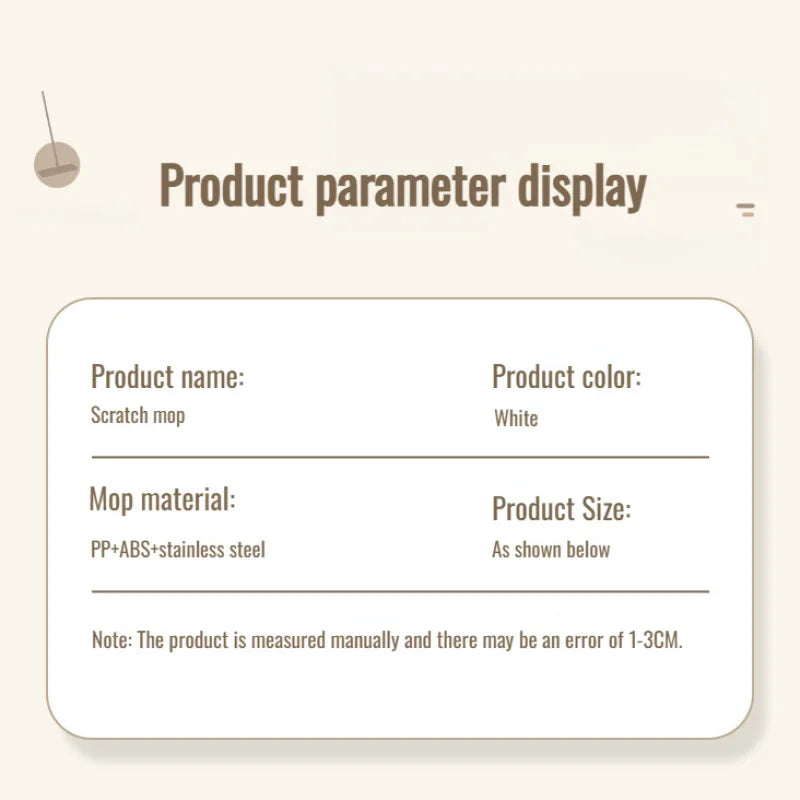 Huishoudelijke Zelfoprollende Mop Lichtgewicht 7