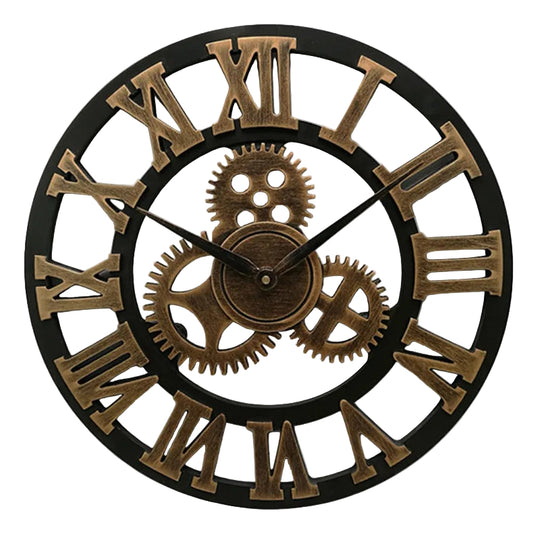 Industriële Wandklok Vintage Stijl 0
