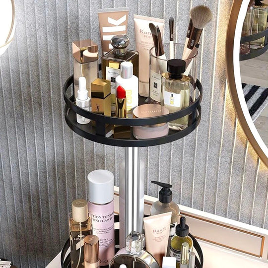 Keuken Kast Organizer 360° Roterend Ruimtebesparend met Hoogte-Verstelbaar Schap 8