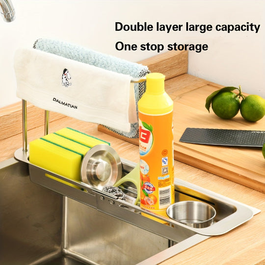 Keuken Organizer Verstelbaar RVS 9