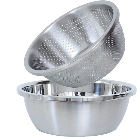 Keuken Set Mengkom en Vergiet RVS 0