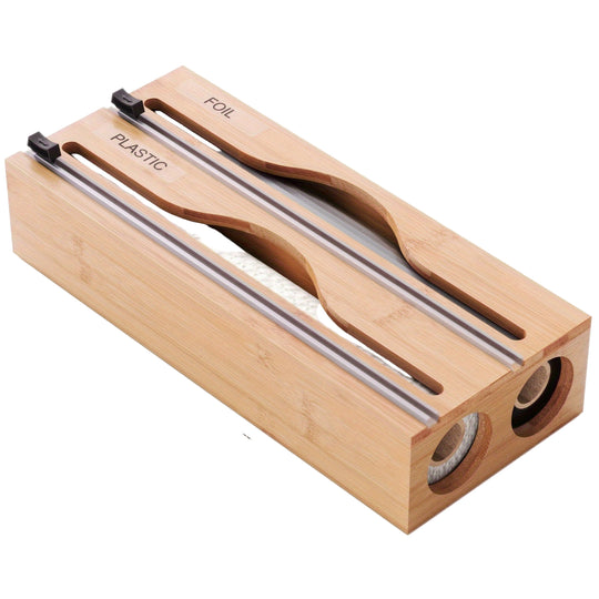 Keukenfolie Dispenser met Snijmes en Dubbele Gleuf 0