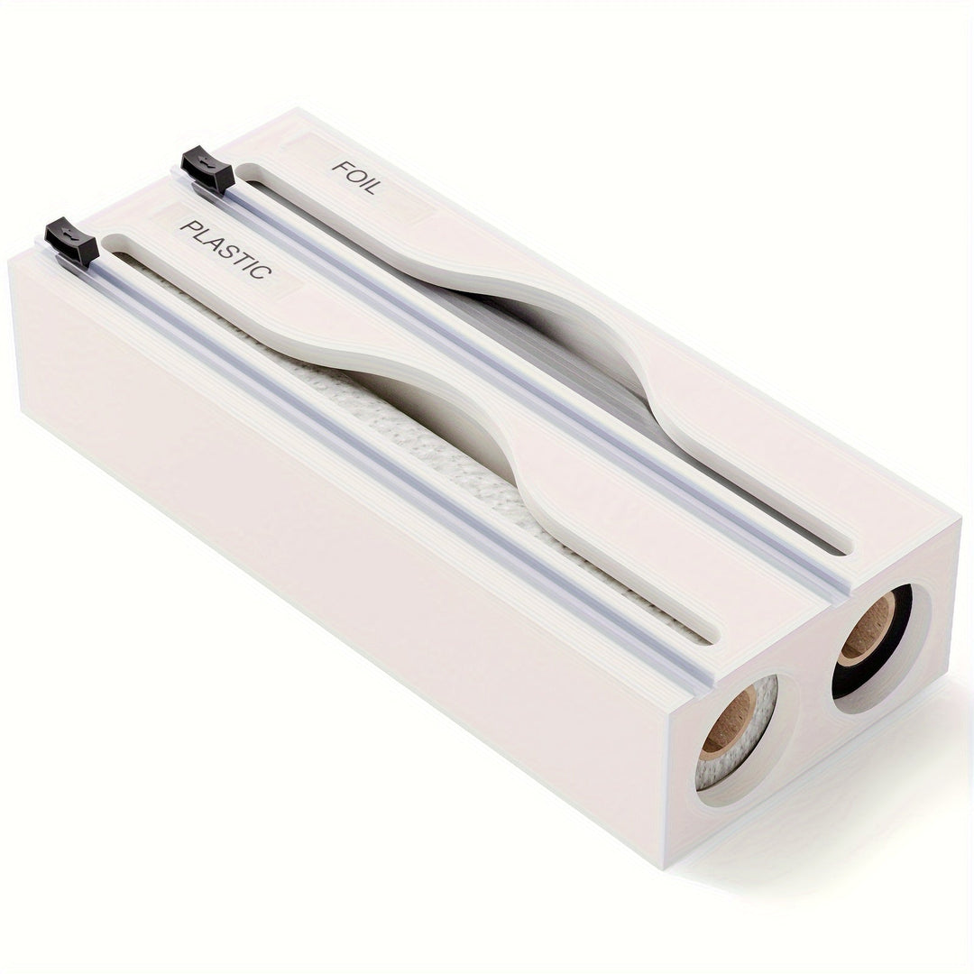 Keukenfolie Dispenser met Snijmes en Dubbele Gleuf 7