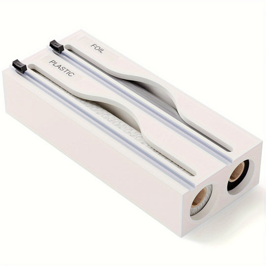 Keukenfolie Dispenser met Snijmes en Dubbele Gleuf 7