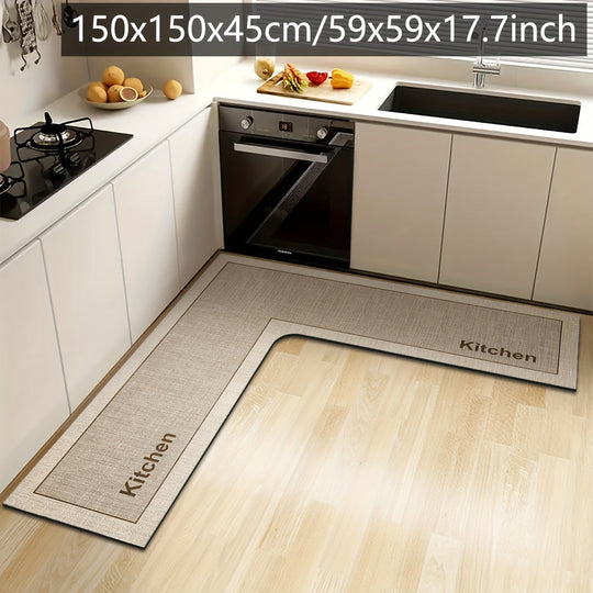Keukenmat L-vormig Antislip voor Comfortabel Koken 3