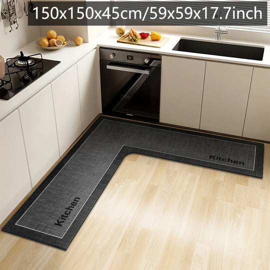 Keukenmat L-vormig Antislip voor Comfortabel Koken 5