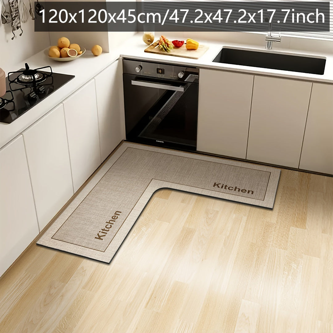 Keukenmat L-vormig Antislip voor Comfortabel Koken 8