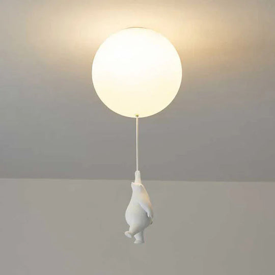 Kinder Plafondlamp Beer en Ballon 0