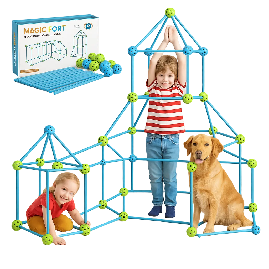 Kinderbouwset Creatief Speelfort voor Kinderen 0