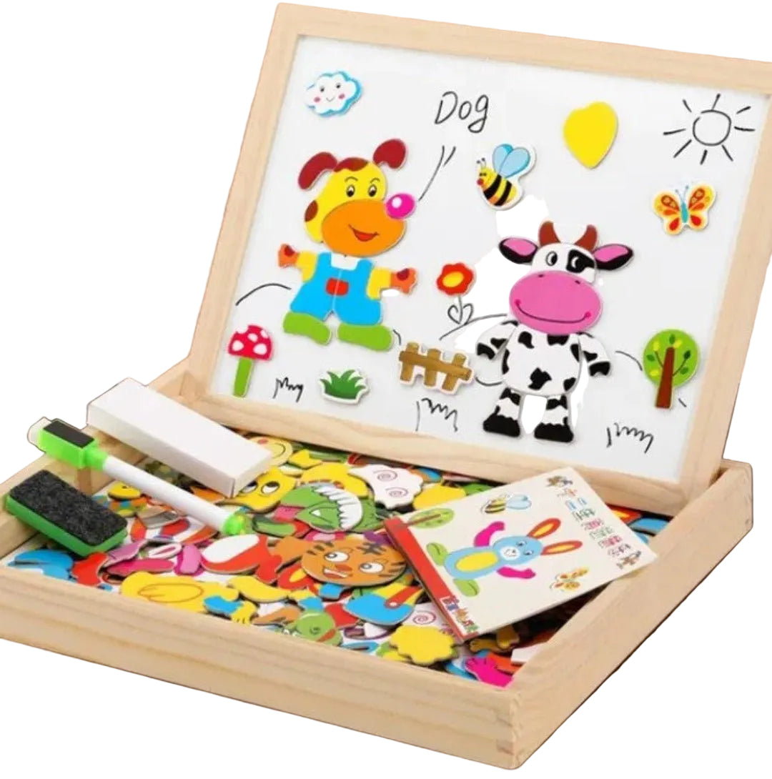 Kinderen Dubbelzijdige Tekentafelset Creatief Speelgoed 0