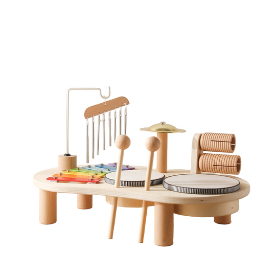 Kinderen Muziektafel Educatief Instrument met Drums en Xylofoon