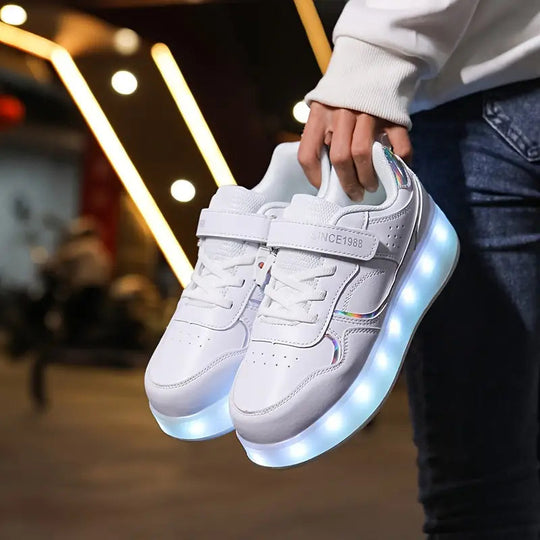 Kinderen Rolschoenen Sneakers met Verlichting 1