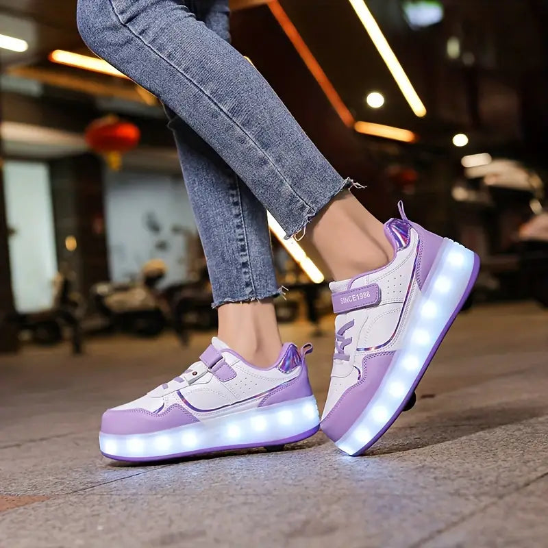 Kinderen Rolschoenen Sneakers met Verlichting 3