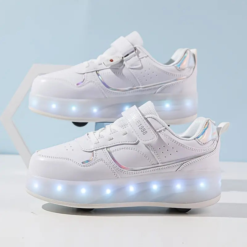 Kinderen Rolschoenen Sneakers met Verlichting 4