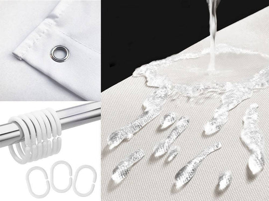 Klassiek Douchegordijn Lichtgroen Voor Moderne Badkamer 1