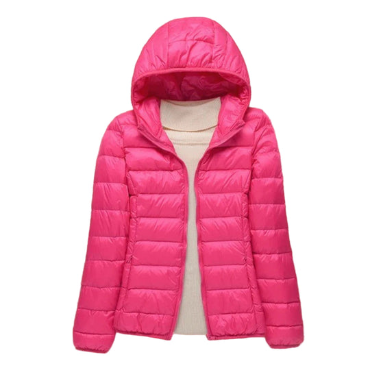 Lange Dames Jas Gewatteerd Met Regular Fit voor Lente en Herfst 3