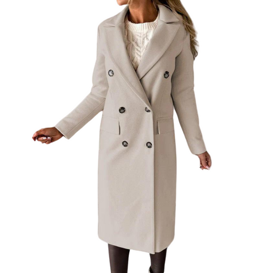 Lange Dames Jas Winter Waterafstotend met Verstelbare Capuchon en Knoopsluiting 0