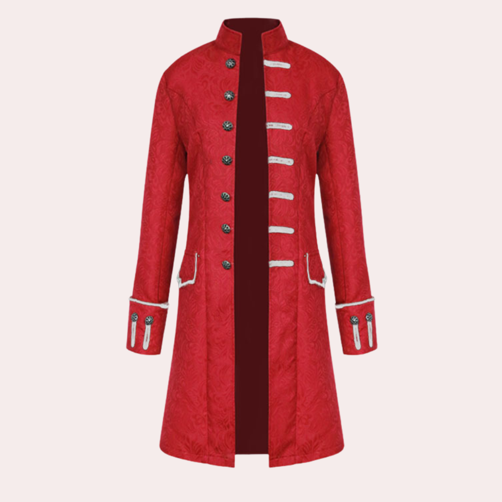 Lange Middenleeuwse Frakke voor Mannen 2