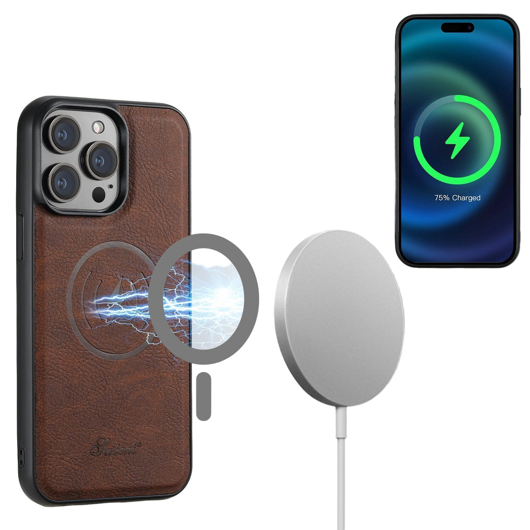 Luxe Telefoonhoes met Kaarthouder en Magnetische Standaard 5