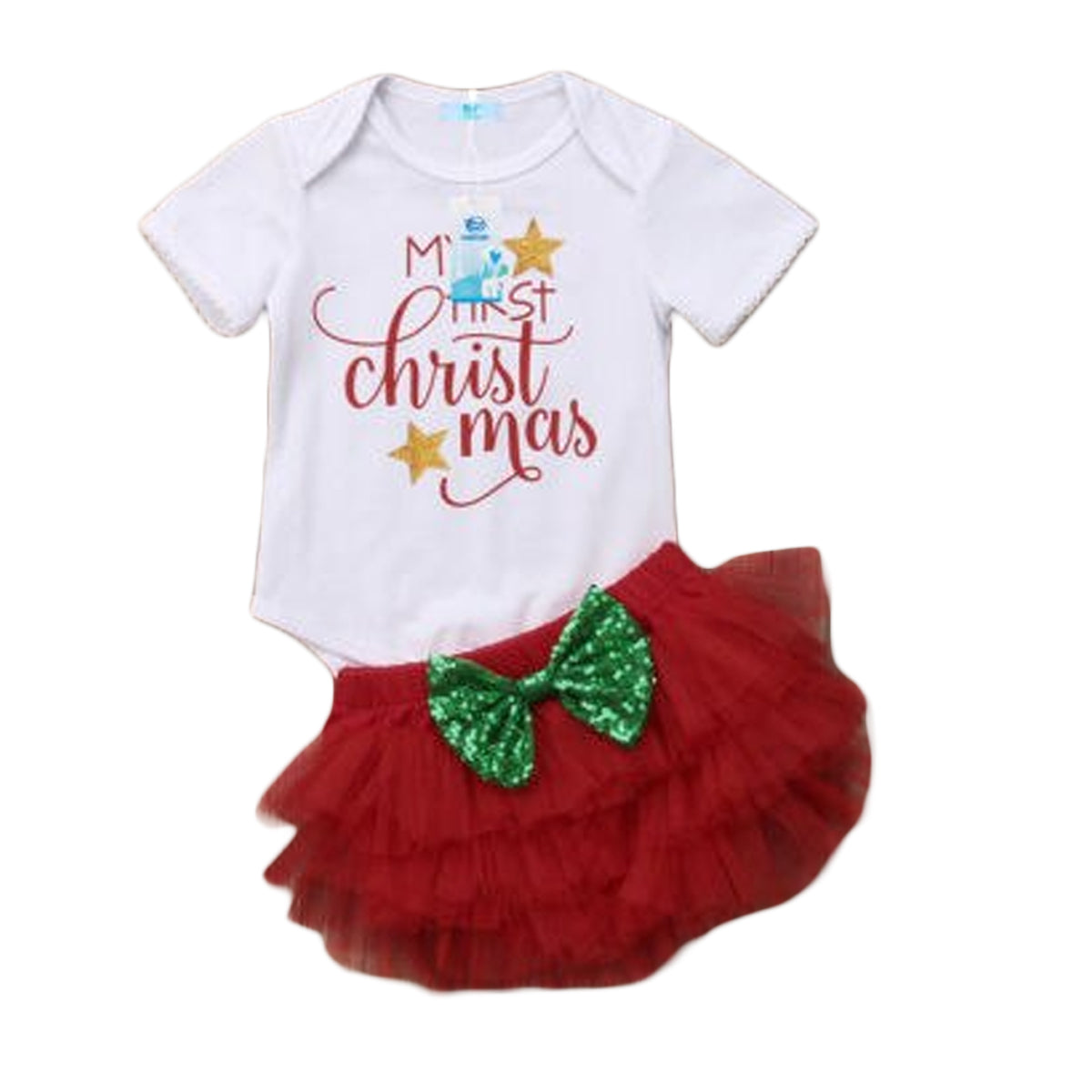 My First Christmas Baby Romper