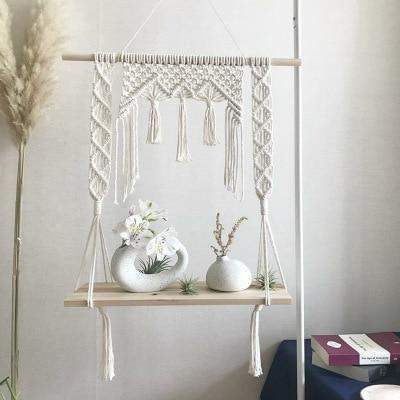 Macramé Wandplank met Kwastjes voor Decoratie 3