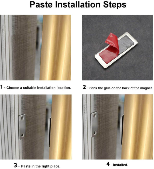 Magnetische Deurklink Ultradun Modern Ontwerp 8