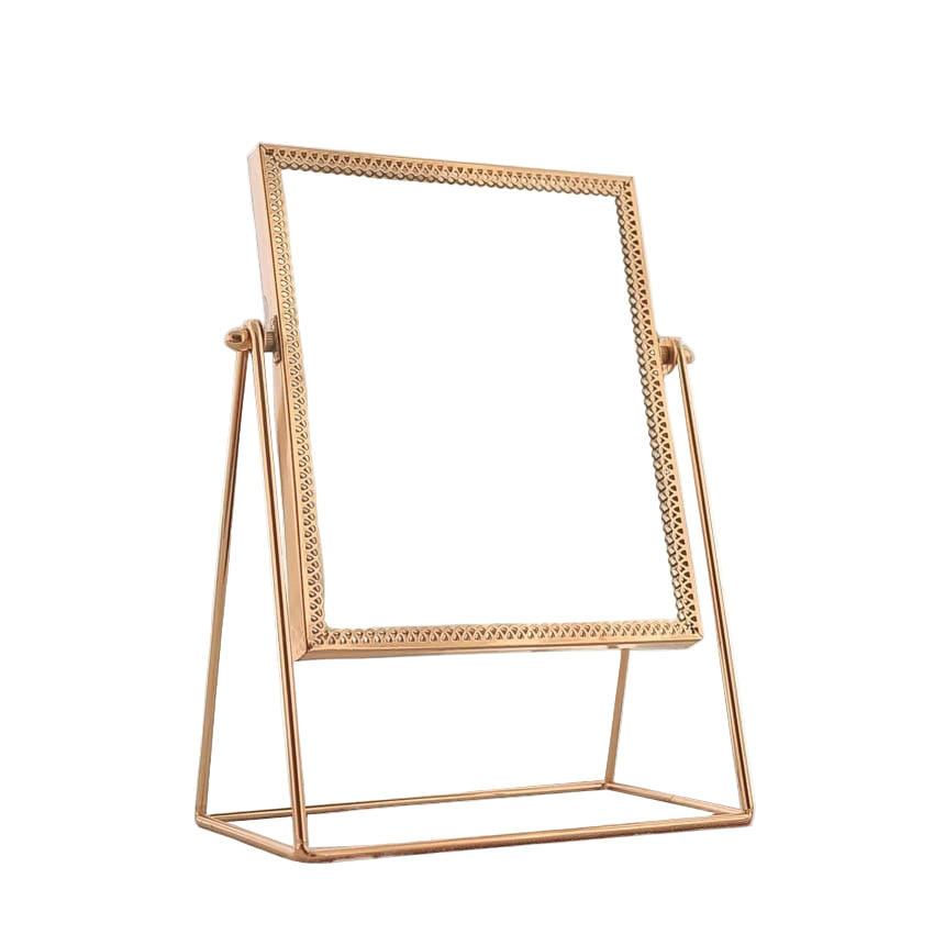 Make-up Spiegel Gouden Design met Dubbele Vergroting 6