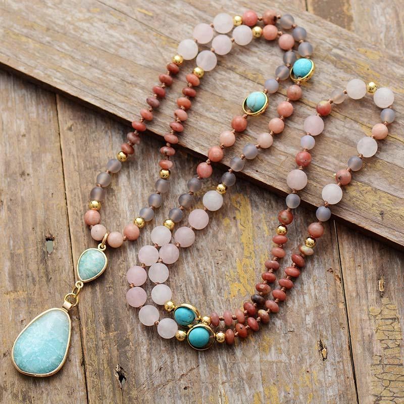 Mala Ketting voor Vrouwen met Pasteltinten 4
