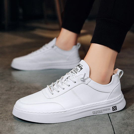 Mannen Sneakers Witte Casual Stijl 3
