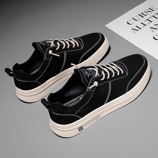 Mannen Sneakers Witte Casual Stijl 6