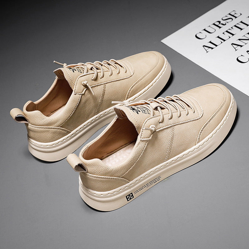 Mannen Sneakers Witte Casual Stijl 7