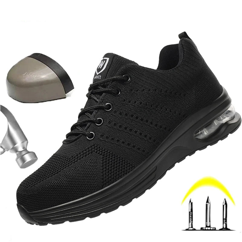 Mannen Veiligheidslaarzen Stalen Teen Sneakers 0