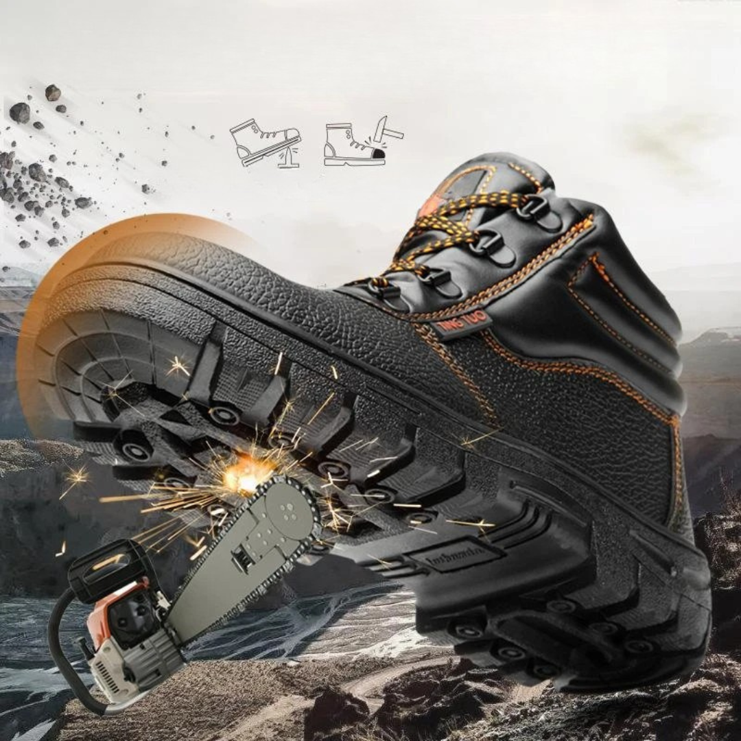 Mannen Werklaarzen Veiligheid Sneakers Waterdicht